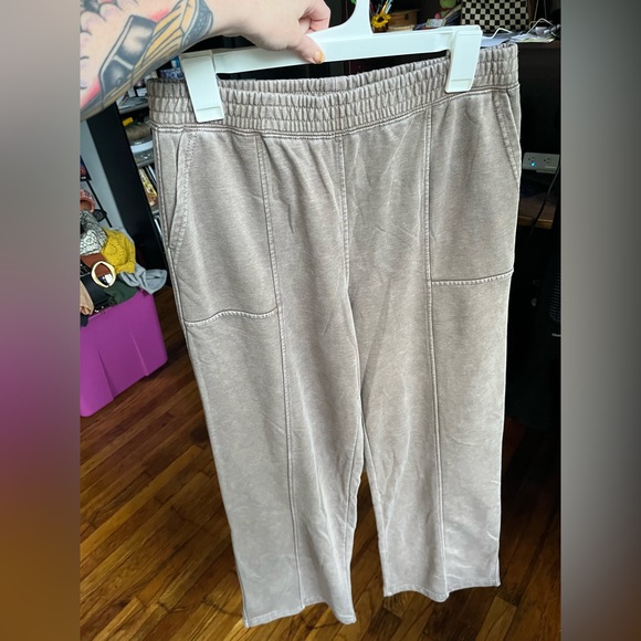 rae mode Pants - NEW IN BAG Rae Mode Mocha Acid Wash Sweat Pants Size Large